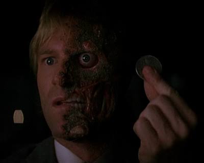 Harvey Dent as two face