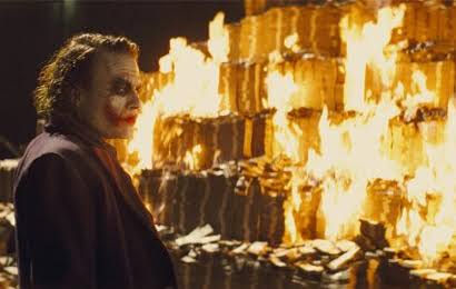 Joker Burning Lau and money