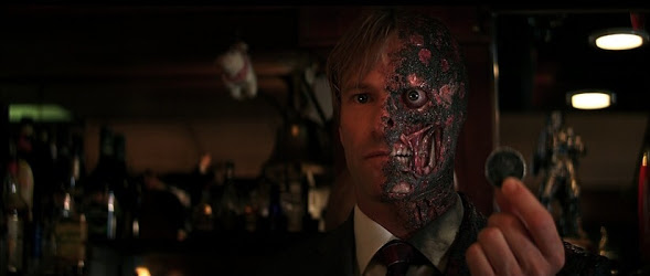 Aaron Eckhart as Harvey two face 