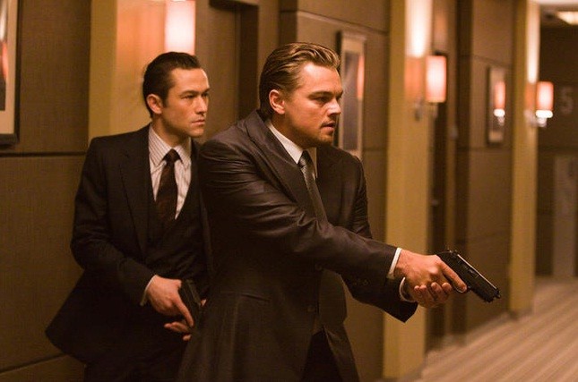 Leonardo DiCaprio and Joseph Gordon Levitt 